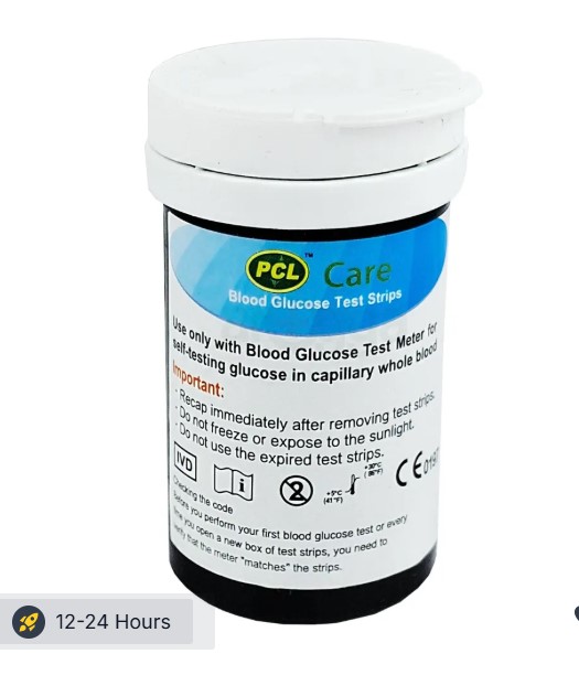 PCL Care Blood Glucose Strip 50's Pack